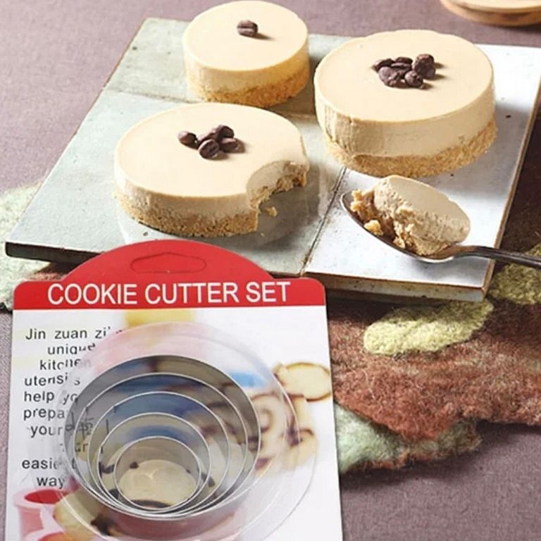 Калапи форми за тесто, десерти, колачи форма круг сет 5 парчиња