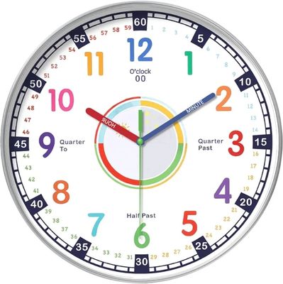 Часовник ѕиден со англиски термини 30cm