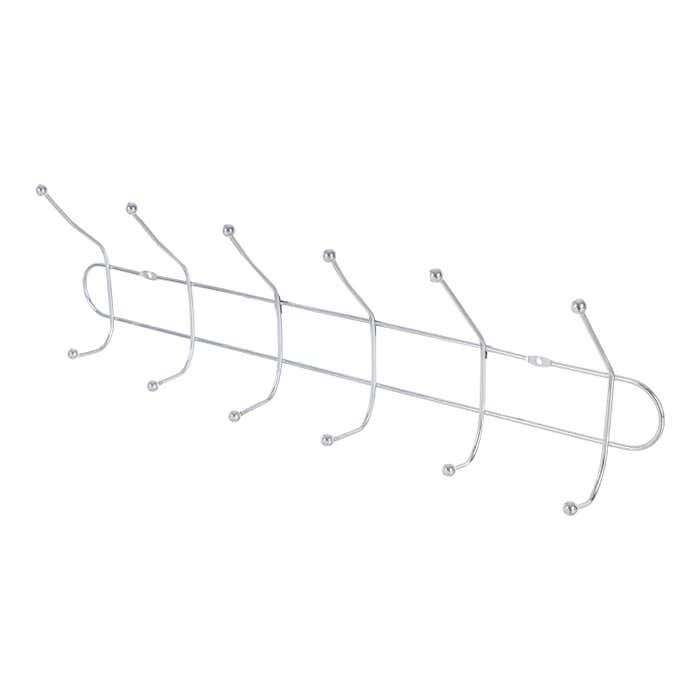 Закачалка за ѕид со 12 куки хромирана