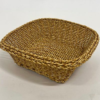 Корпа за леб плетена квадратна форма 20x6cm