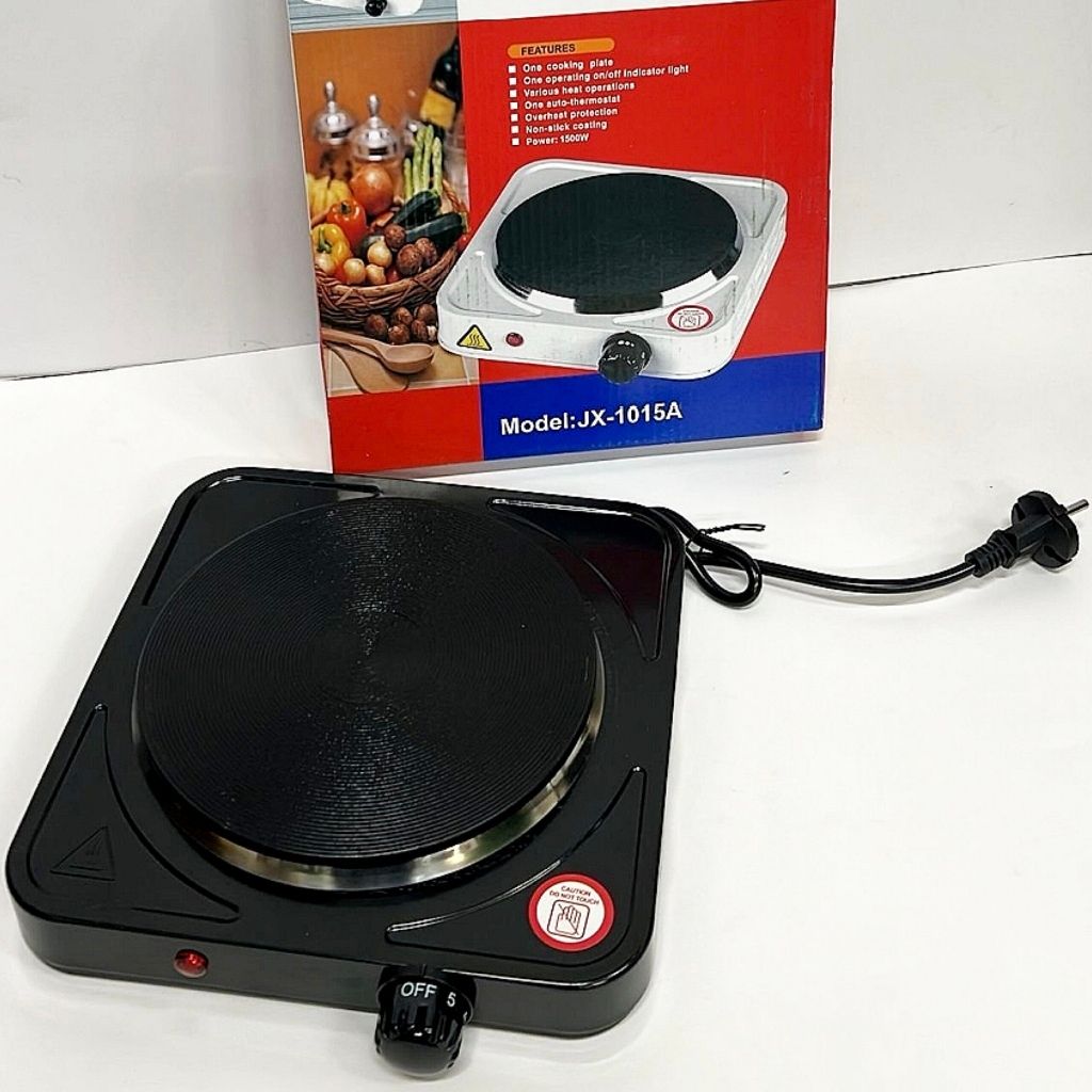 Електрична рингла/решо црна 1500W 18,5cm