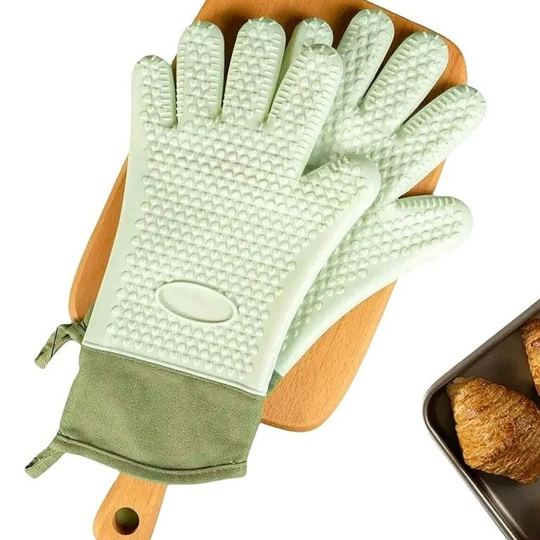 Силиконски ракавици сет 2 за кујна за жешко 