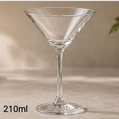 Стаклени чаши за мартини 210ml Napoli