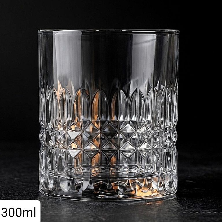 Стаклени чаши ниски Vintage 300ml сет 6 парчиња