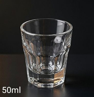 Стаклени чаши Octagon за ракија 50ml сет 12 парчиња