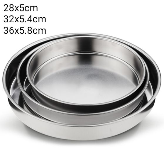 Тави за печење Inox Premium сет 3 парчиња 28,32,36cm