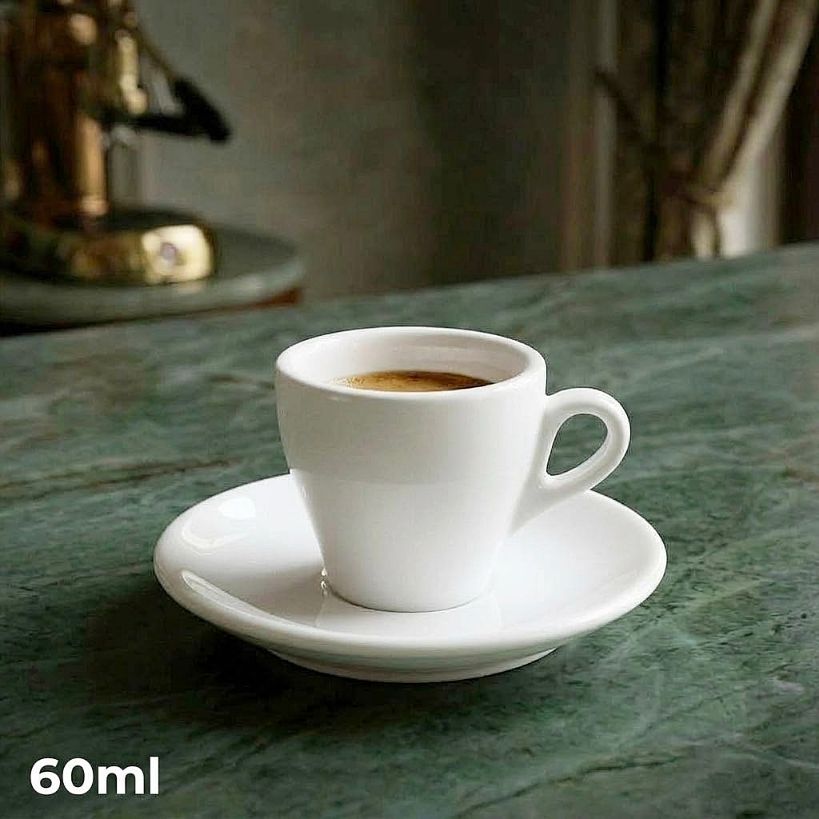 Шољи за еспресо порцелански дебелоѕидни 60ml сет 6 парчиња