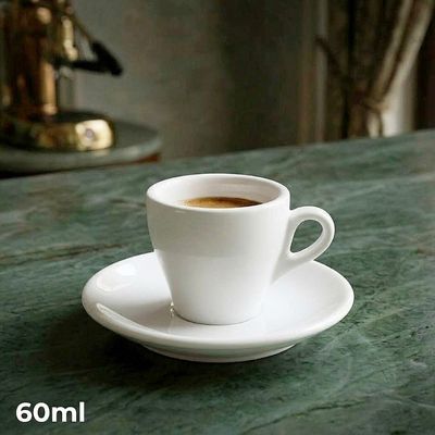 Шољи за еспресо порцелански дебелоѕидни 60ml сет 6 парчиња