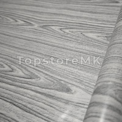 Самолеплива украсна фолија црно сив дрво декор 2m x 60cm 