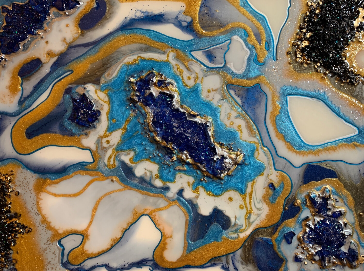 Blue Crystal Geode