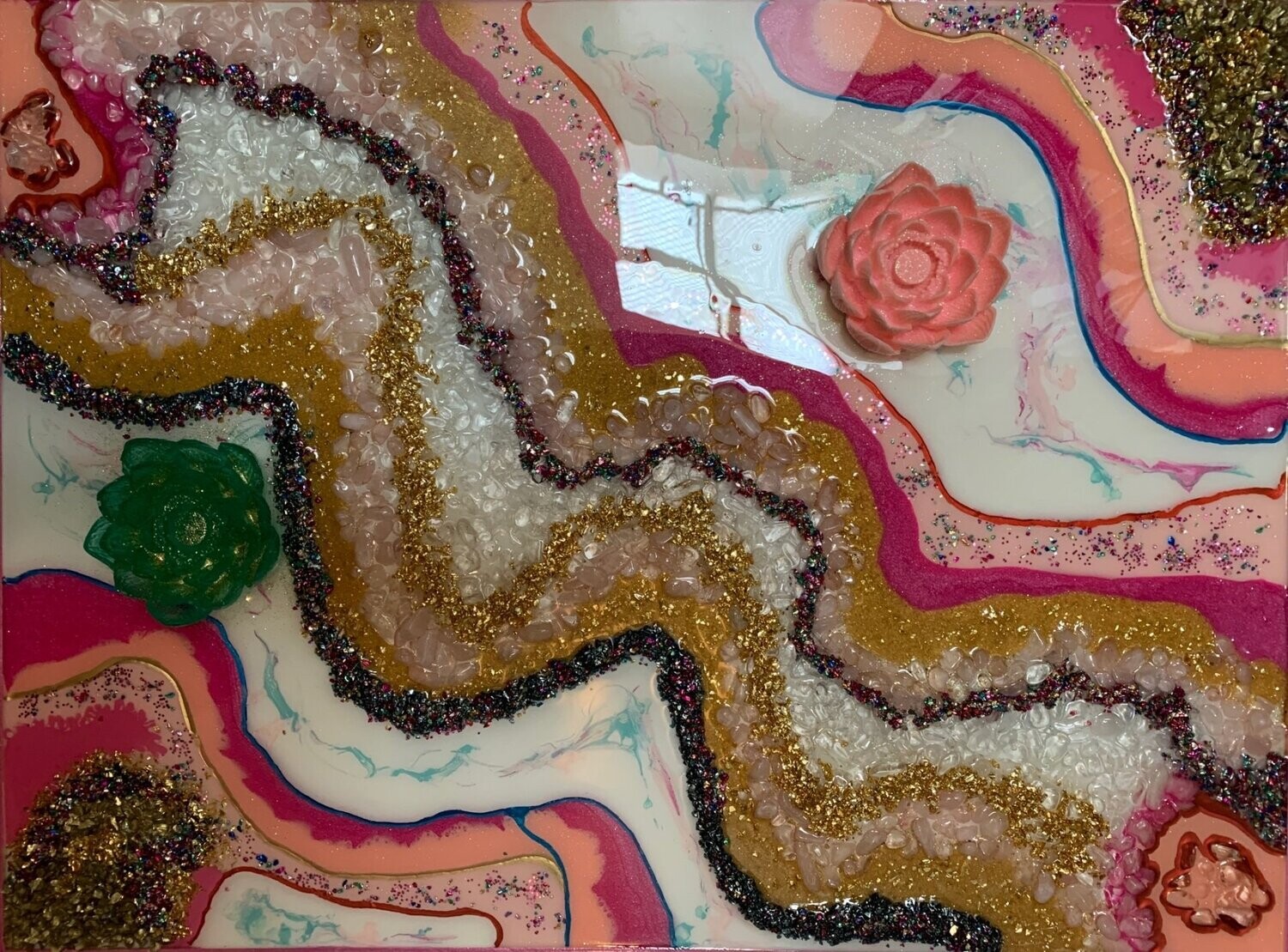 River of Lotus Geode