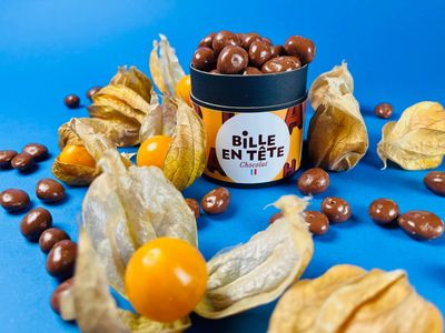 Physalis, chocolat au lait