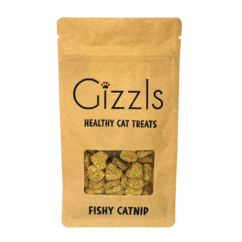 Gizzls Fishy Catnip Healthy Cat Treats Gizzls Fishy Catnip Healthy Cat Treats