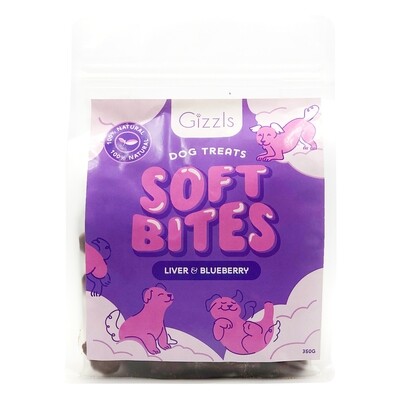 Gizzls Liver & Blueberry Soft Dog Treats Gizzls Liver & Blueberry Soft Dog Treats