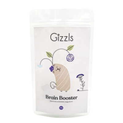 Gizzls Peanut Butter & Blueberry Dog Treats Gizzls Peanut Butter & Blueberry Dog Treats