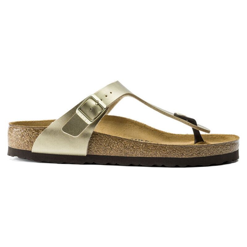 Birkenstock- Gizeh Gold Birko-Flor