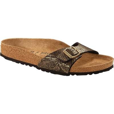 Birkenstock Madrid Microfiber Shiny Python Black Birkenstock Madrid Microfiber Shiny Python Black