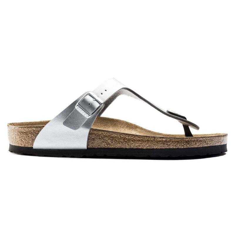 Birkenstock Gizeh Birko-Flor Silver