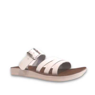 Angelsoft Leather Health Ice White Sandal