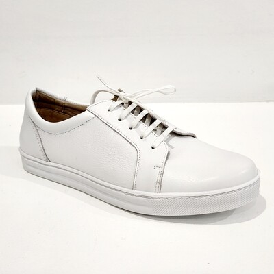 Natural Steps White Leather Sneaker