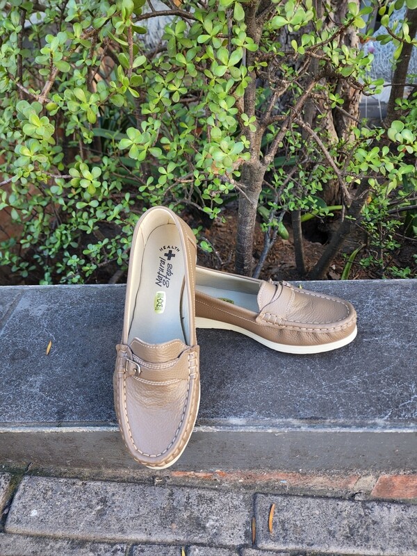 Natural Steps Khaki Moccasin