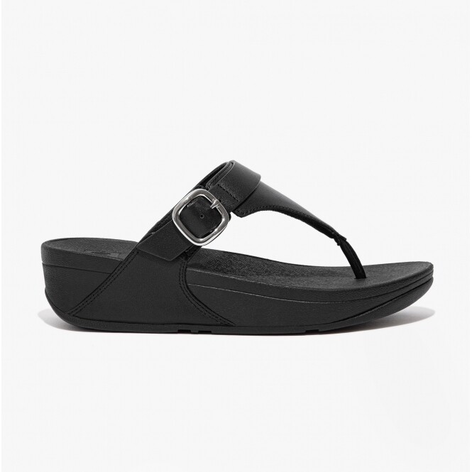 FitFlop - Lulu Leather Adjustable Toe Thong