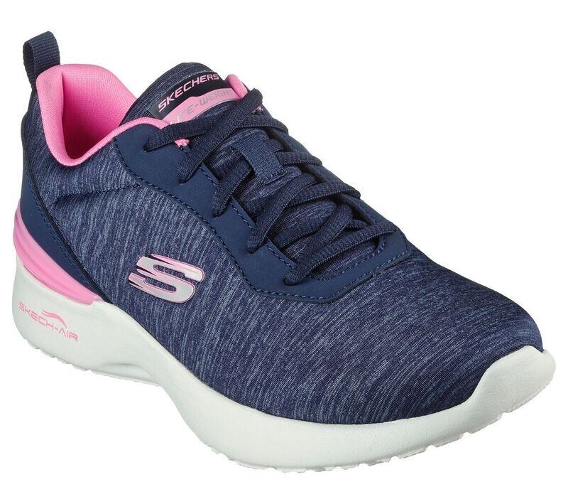 SKECHERS LADIES AIR DYNAMIGHT-PURE SERENE NAVY/PINK