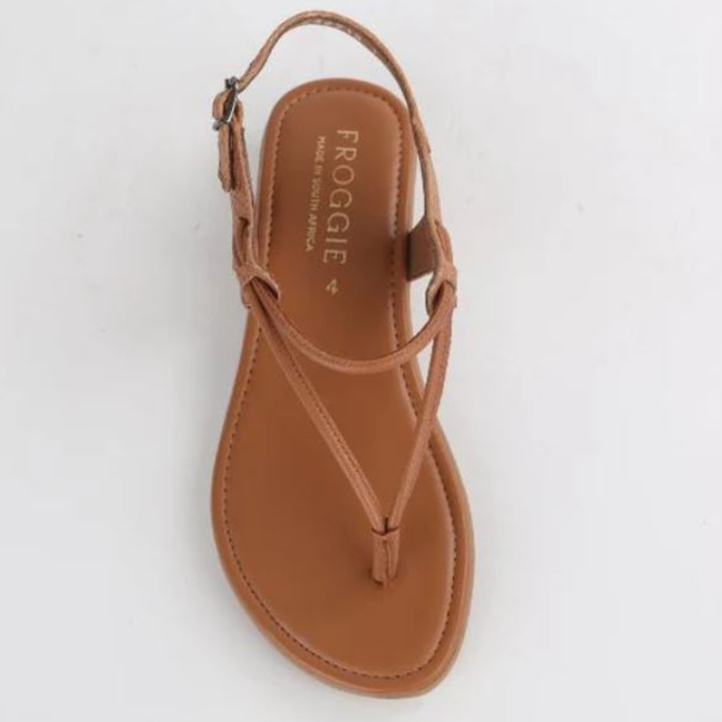 Froggies Womans Thong Flat Sandals