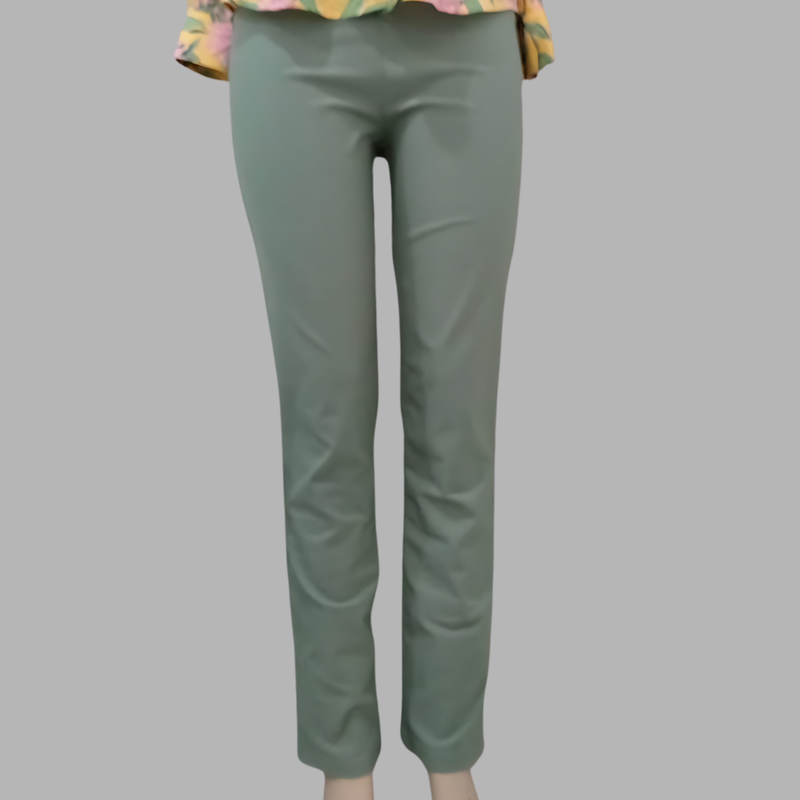 Mia Narrow Hem Pant in Sage