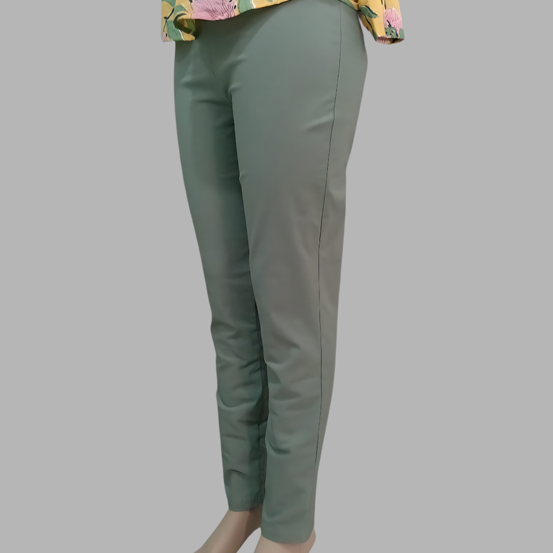 Mia Narrow Hem Pant in Sage