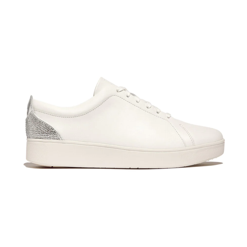 Fitflop Rally Crystal- Backtab Leather Sneakers