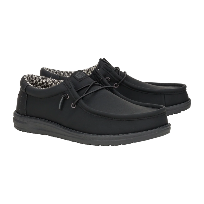 Hey Dude Wally Classic Black/Charcoal