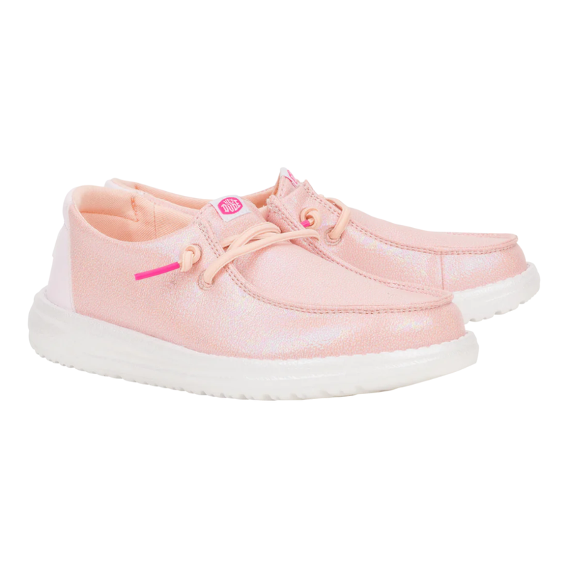 Hey Dude Wendy Y Iridescent Sparkle Pink