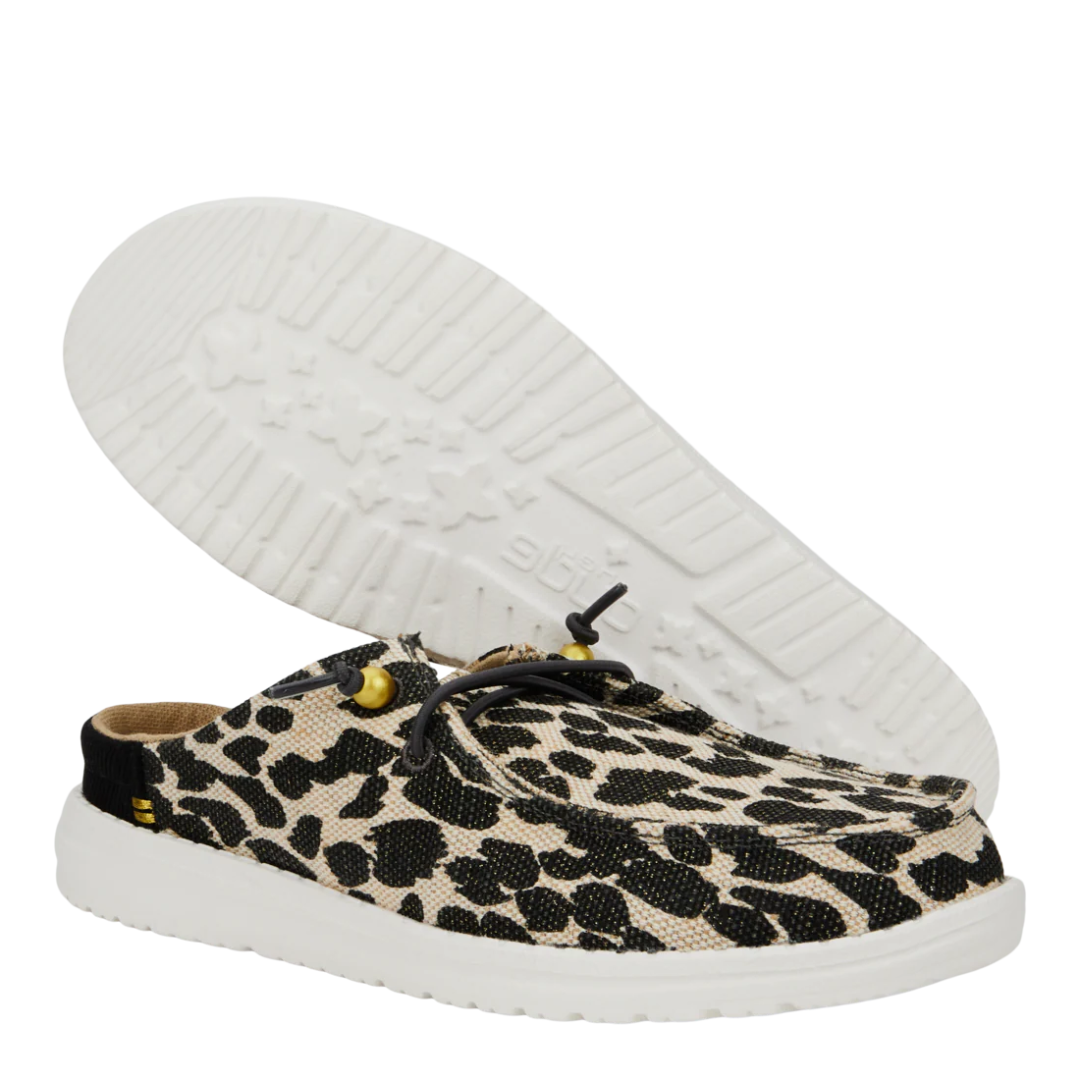 Hey Dude Womens Wendy Slip Classic Leopard