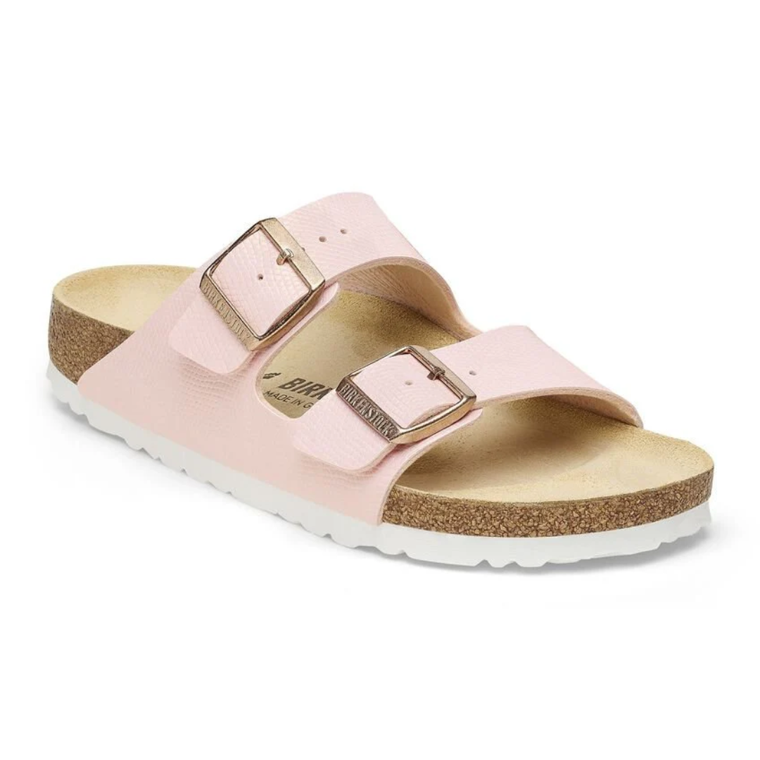 Birkenstock Arizona Shiny Lizard Light Rose