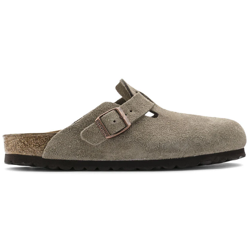 Birkenstock Boston Leather Suede Taupe