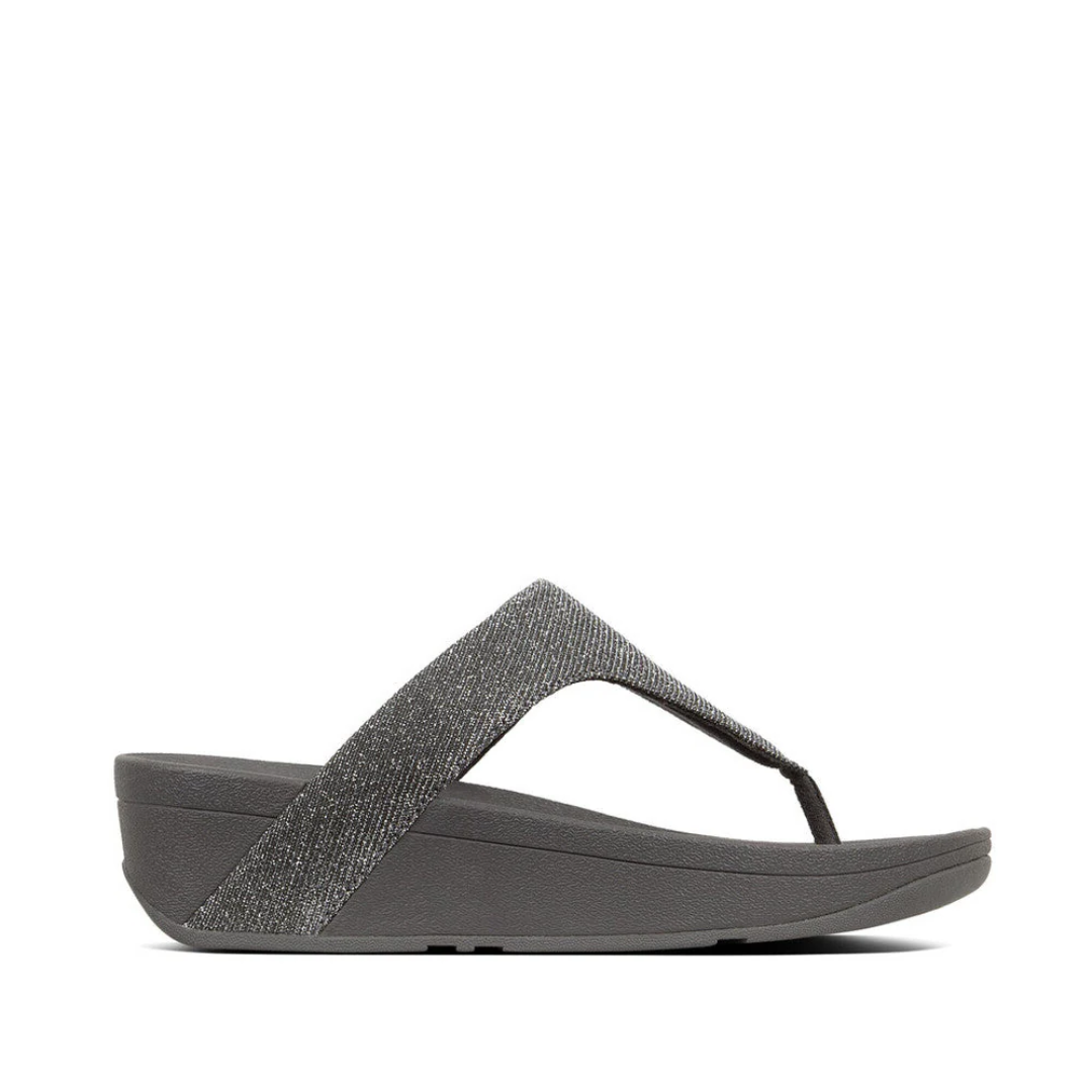 Fitflop Lottie Glitzy Toe-Post Pewter