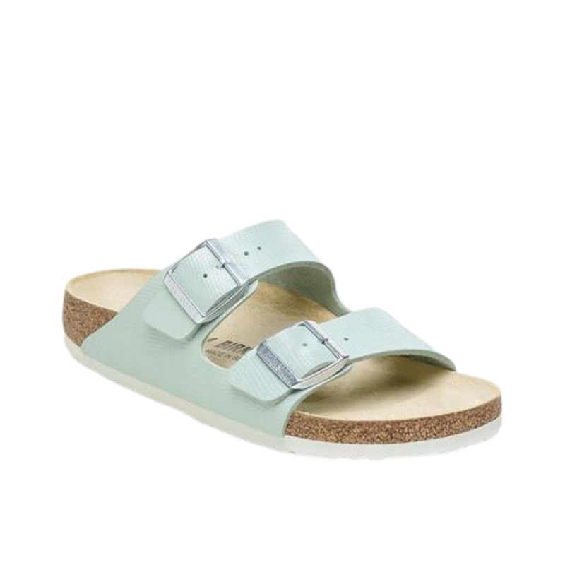 Birkenstock Arizona BS Shiny Lizard Surf Green