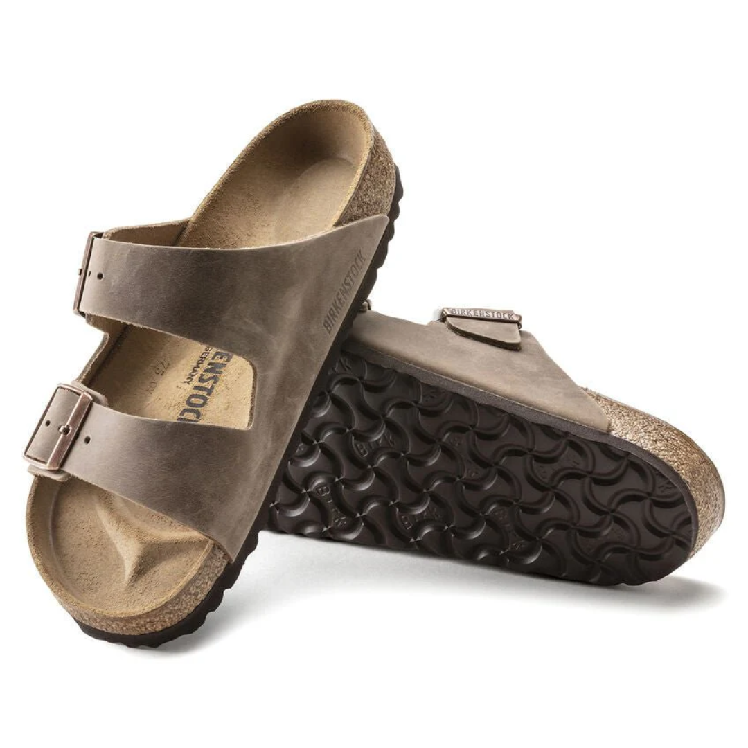 Birkenstock Arizona Tobacco Brown Oiled Leather