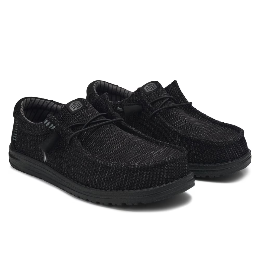 Hey Dude Wally Stretch Sox Black/Black