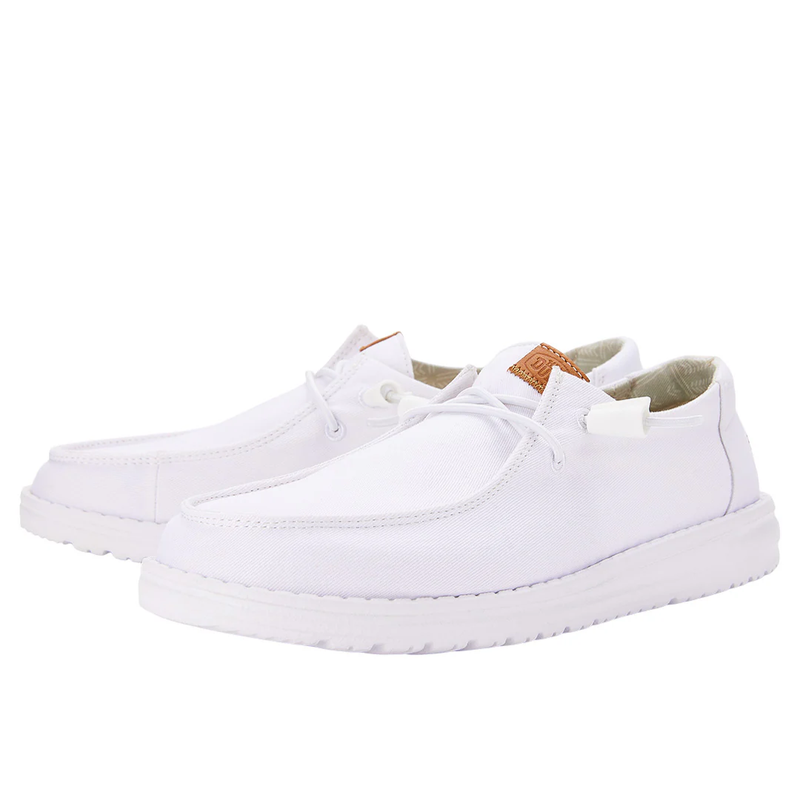 Hey Dude Wendy Stretch Canvas White