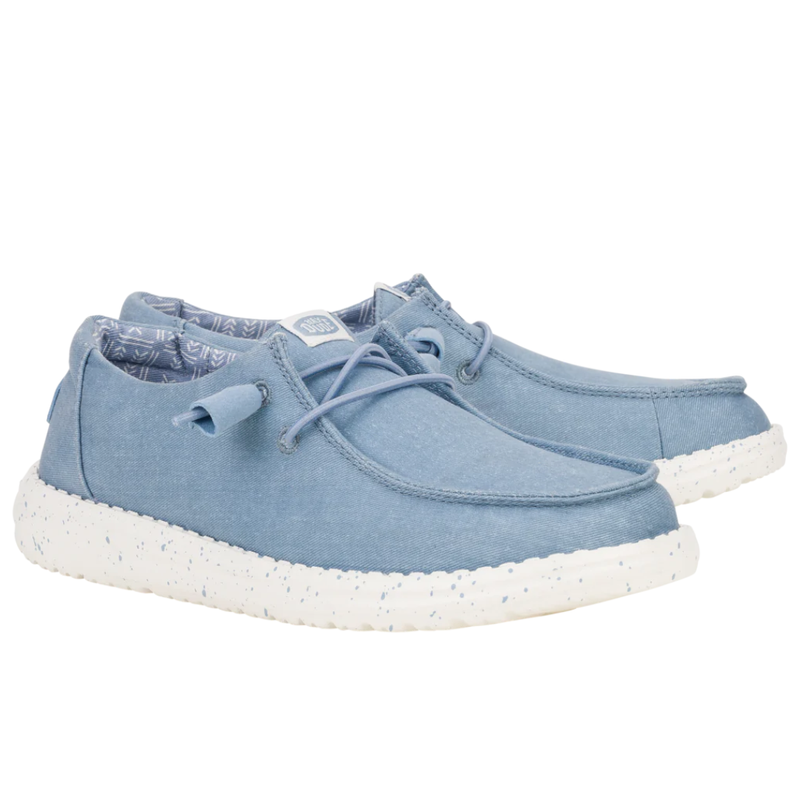 Hey Dude Wendy Stretch Canvas Light Blue