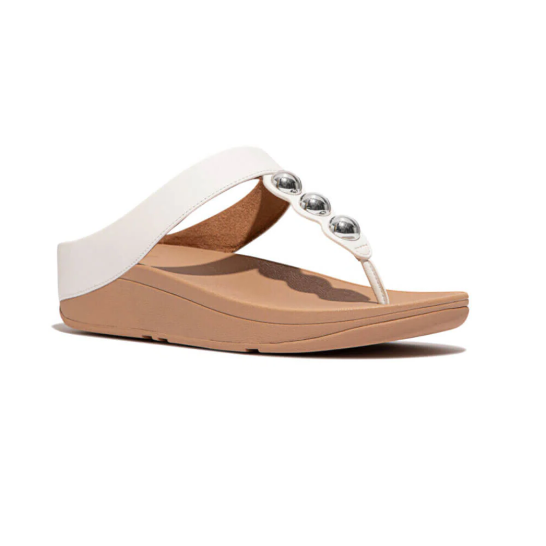 FitFlop Fino Mirror-Dome Urban White