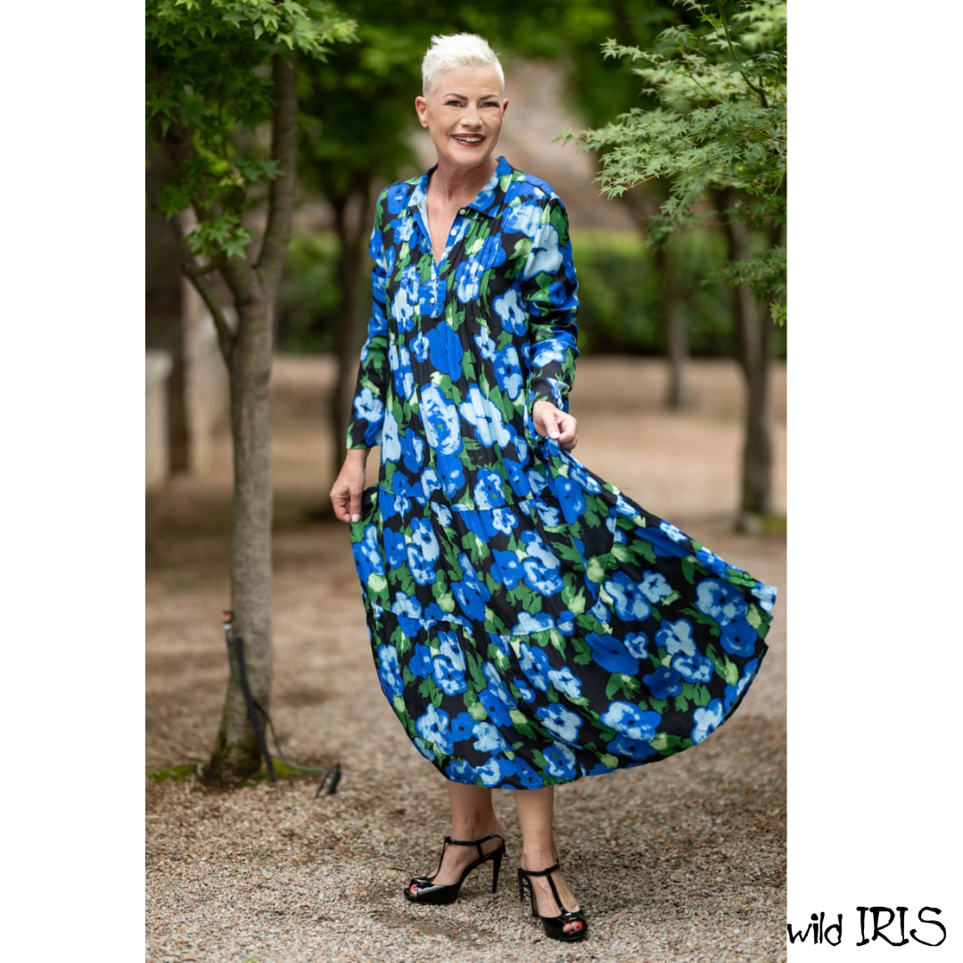 Mastik Blue Autumn Dress