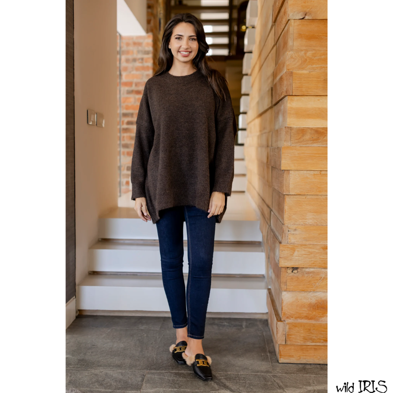 Slick-Boyfriend Crew Neck