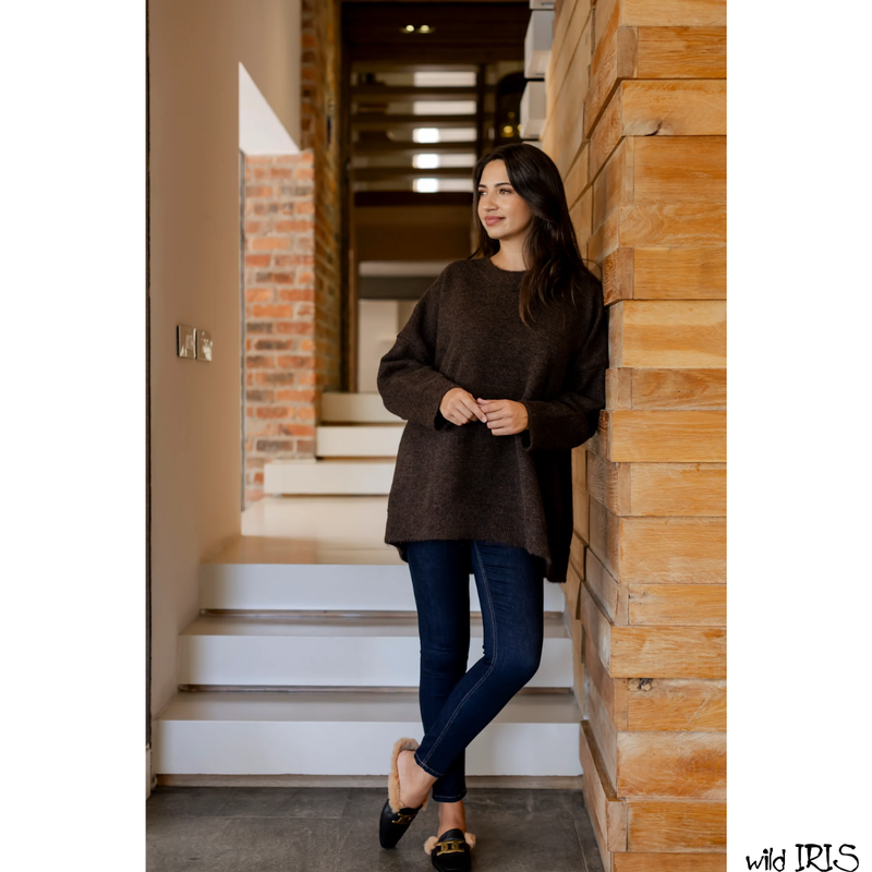Slick-Boyfriend Crew Neck