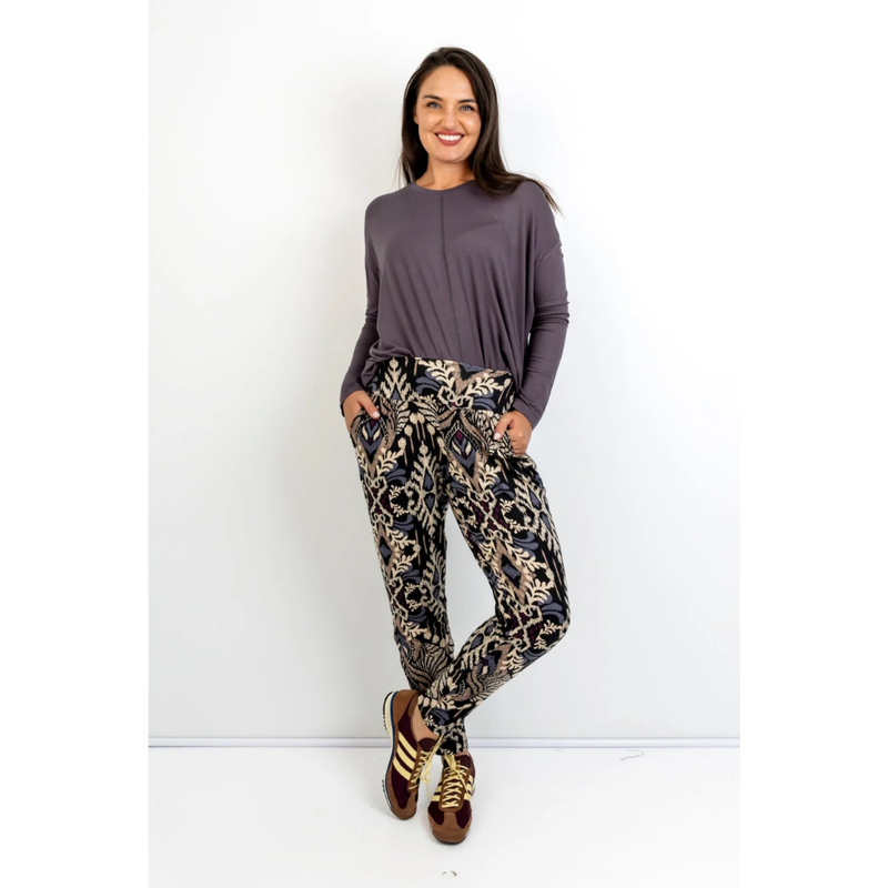 Slick Roxanne Classic Pant - Midnight Tapestry, Warm Handle