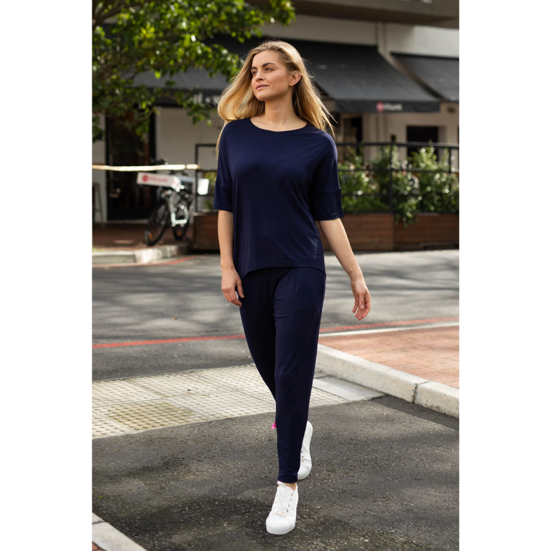 Slick Roxanne - Navy Classic Pant