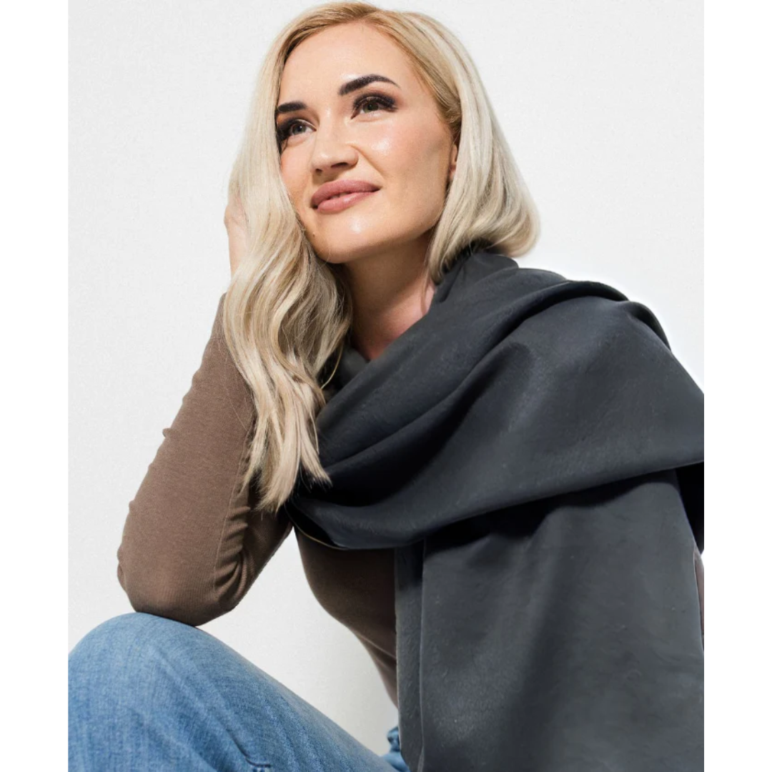 Ateljee Luxe Winter Wrap | Slate