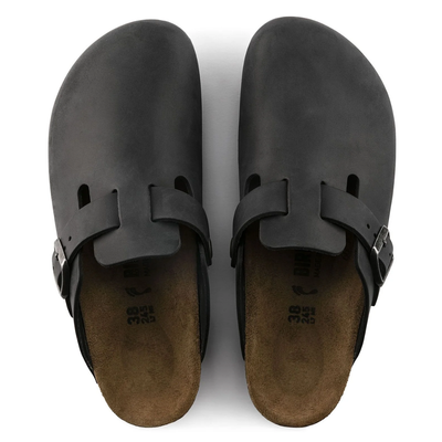 Birkenstock Boston Oiled Leather Black